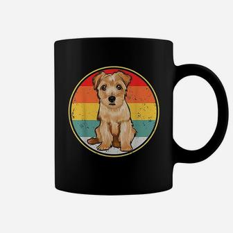 Vintage Retro Sunset Norfolk Terrier Dog Coffee Mug | Crazezy AU