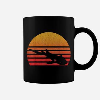 Vintage Retro Sunset Nurse Shark Coffee Mug | Crazezy DE