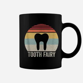 Vintage Retro Tooth Fairy Dental Dentist Coffee Mug - Monsterry