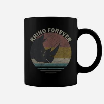 Vintage Rhino Gift Tee - Rhino Spirit Animal Coffee Mug | Crazezy AU