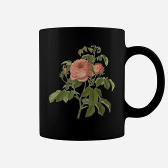 Vintage Rose Aesthetic Botanical Floral Flower Women Flowers Coffee Mug | Crazezy CA