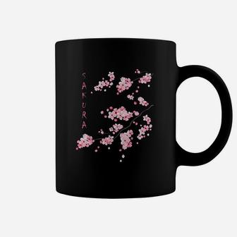 Vintage Sakura Cherry Blossom Japanese Graphical Ar Coffee Mug | Crazezy AU