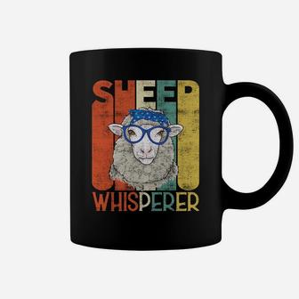 Vintage Sheep Farmer Retro Sheep Whisperer Sweatshirt Coffee Mug | Crazezy AU