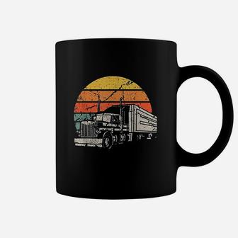 Vintage Truck Driver Gift Retro Sun Driving Trucker Coffee Mug | Crazezy AU