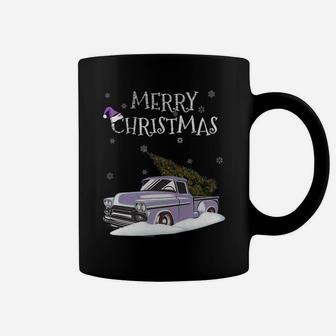 Vintage Truck Retro Christmas Tree Pickup Xmas Holidays Tee Coffee Mug | Crazezy DE