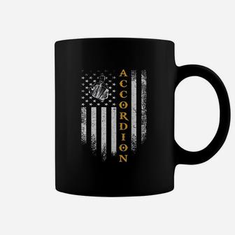Vintage Usa Accordion Player American Flag Coffee Mug | Crazezy