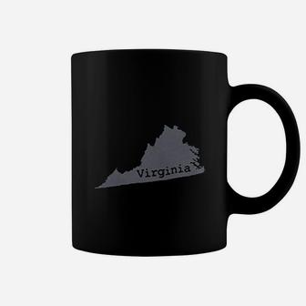 Virginia State Map Shape Souvenir Va Pride Coffee Mug - Thegiftio UK