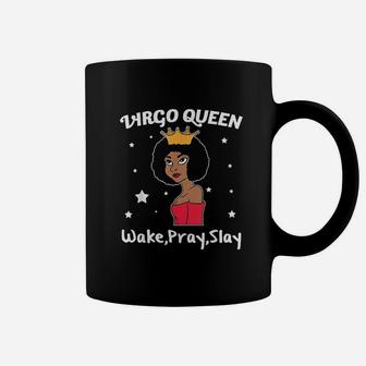 Virgo Black Queen Black Women Afro Zodiac Coffee Mug - Thegiftio UK