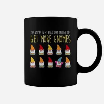 Voices Tell Me More Gnomes Funny Gardening Coffee Mug - Thegiftio UK