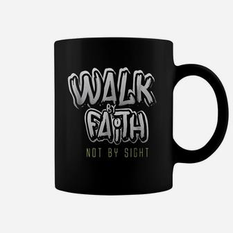 Walk By Faith Not By Sight Coffee Mug - Thegiftio UK