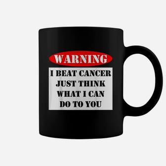 Warning I Beat Just Think What I Can Do To You Sign Coffee Mug | Crazezy AU