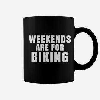 Weekends Are For Biking Coffee Mug - Monsterry CA