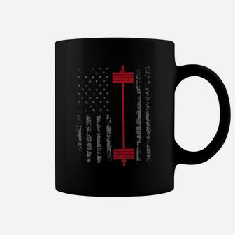 Weightlifting American Flag Coffee Mug - Thegiftio UK
