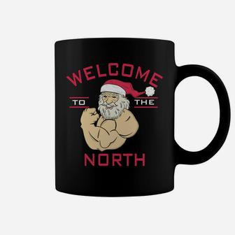 Welcome To North Swole Santa Claus Christmas Bodybuilding Coffee Mug | Crazezy