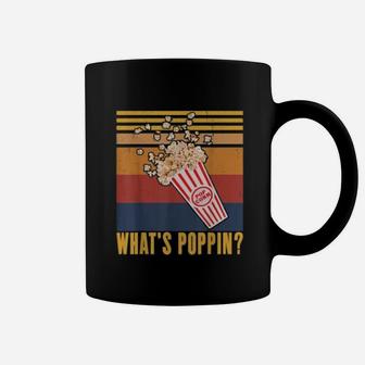 What's Popping Funny Popcorn Lover Coffee Mug - Thegiftio UK