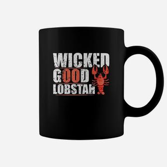 Wicked Good Lobstah Lobster Funny Maine Native Slang Coffee Mug | Crazezy