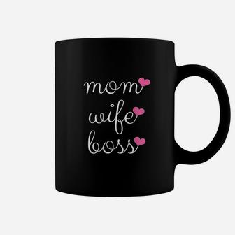 Wife Mom Boss Coffee Mug | Crazezy AU