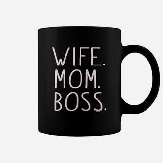 Wife Mom Boss Coffee Mug | Crazezy UK