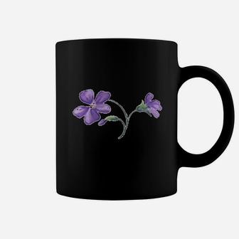 Wild Violet Spray Coffee Mug | Crazezy