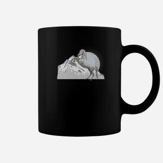 Wild White Horse In A Rocky Mountain Horse Lover Coffee Mug - Thegiftio