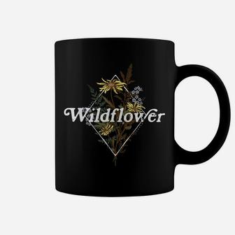 Wildflower Nature Flower Plant Vintage Style Hippie Indie Coffee Mug | Crazezy AU
