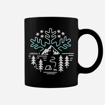 Winter Camping | Snowflake | Mountain Snow | Funny Vintage Sweatshirt Coffee Mug | Crazezy CA
