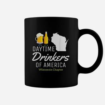 Wisconsin Day Drinking Funny Beer Drinking Gift Coffee Mug | Crazezy UK