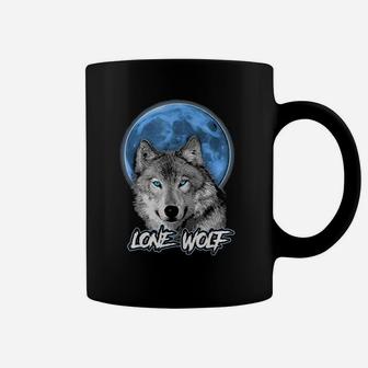 Wolf And Moon Coffee Mug | Crazezy DE