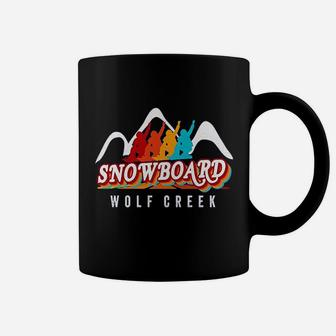 Wolf Creek Snowboarder Co Winter Gear Colorado Snowboard Coffee Mug | Crazezy DE