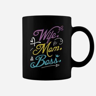 Women Power Wife Mom Boss Gift Design Mothers Day Coffee Mug | Crazezy DE