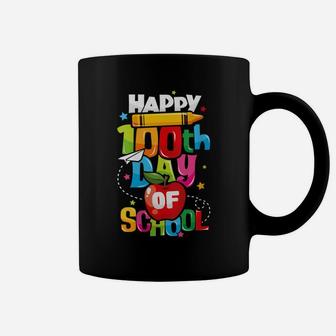 Womens 100Th Day Of School Gift For Teachers Happy 100 Days Coffee Mug | Crazezy UK