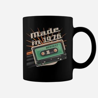 Womens 44Th Birthday Vintage Cassette Made In 1976 Born In The 70S Coffee Mug | Crazezy DE