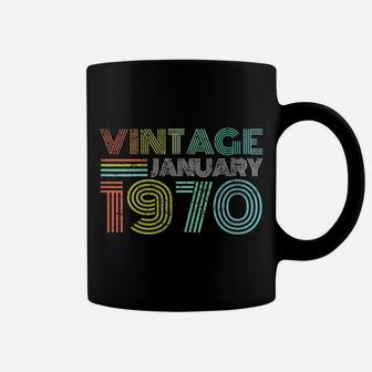 Womens 49Th Birthday Gift Vintage January 1970 Forty Nine Years Old Coffee Mug | Crazezy