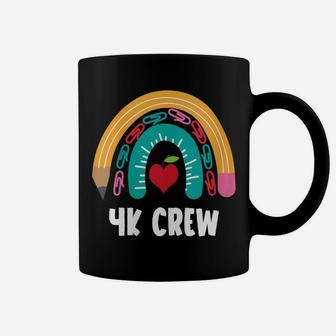 Womens 4K Crew, Funny Boho Rainbow For Teachers Coffee Mug | Crazezy