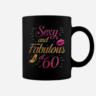 Womens 60 And Fabulous 60 Yrs Old B-Day 60Th Birthday Gift Coffee Mug | Crazezy AU