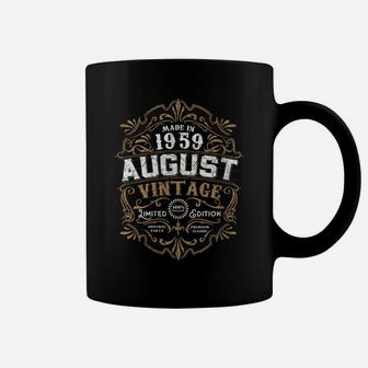 Womens 62Nd Birthday 6 Years Old August 1959 Made Born Vintage Coffee Mug | Crazezy