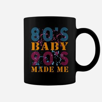 Womens 80S Baby 90S Made Me Retro Vintage T-Shirt Shirt Coffee Mug | Crazezy AU