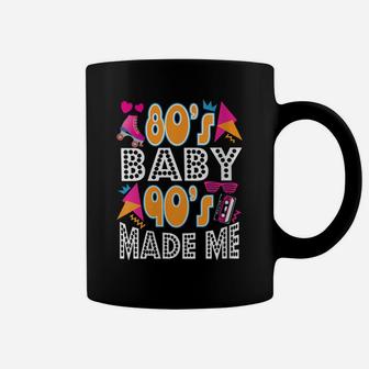 Womens 80S Baby 90S Made Me Shirt Funny Vintage Retro Graphic Coffee Mug | Crazezy