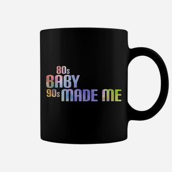 Womens 80S Baby 90S Made Me Vintage Retro Throwback Coffee Mug | Crazezy