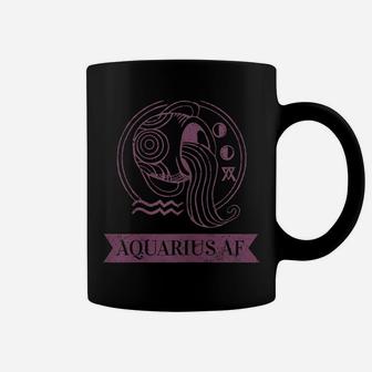 Womens Aquarius Zodiac January And February Birthday Gift Coffee Mug | Crazezy DE