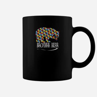Womens Autism Awareness Brother Bear Autism Bro Gift Coffee Mug - Thegiftio UK