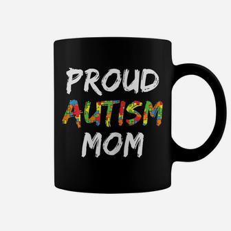 Womens Autism Awareness Clothes Proud Autism Mom Coffee Mug | Crazezy