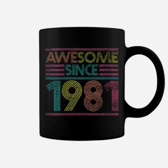 Womens Awesome Since 1981 40Th Birthday Gifts 40 Years Old Coffee Mug | Crazezy UK