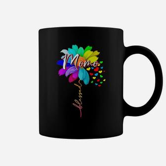 Womens Blessed Momo Flower Funny Momo Flower Mother's Day Gift Coffee Mug | Crazezy