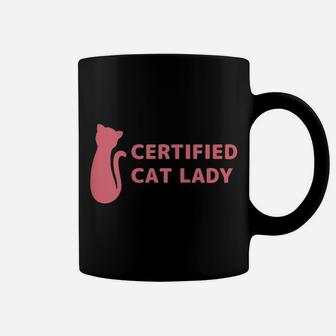 Womens Certified Cat Lady Gifts Spy Cat Pet Lovers Cat Mom Funny Coffee Mug | Crazezy UK