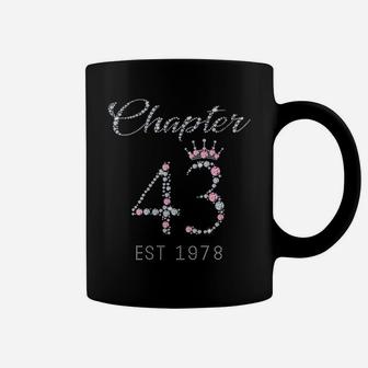 Womens Chapter 43 Est 1978 43Rd Birthday Tee Gift For Womens Coffee Mug | Crazezy DE