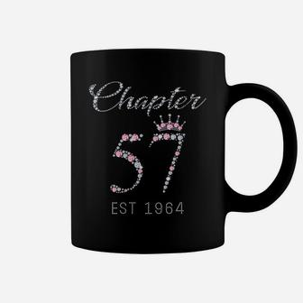 Womens Chapter 57 Est 1964 57Th Birthday Tee Gift For Womens Coffee Mug | Crazezy DE