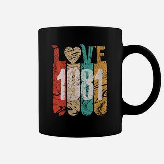 Womens Classic Love 1981 Best Year Cool Perfect Gift Special Legend Coffee Mug | Crazezy DE