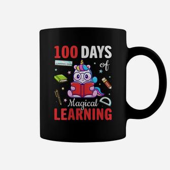 Womens Cute 100 Days Of Magical Learning School Unicorn Gifts Coffee Mug | Crazezy