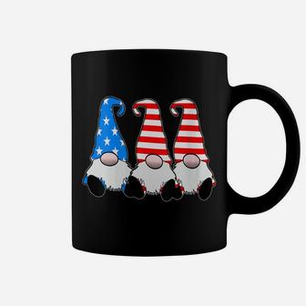 Womens Cute Patriotic Gnomes American Flag Red White Blue Usa Coffee Mug | Crazezy DE